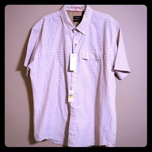 NWT vented outdoors short sleeve button up